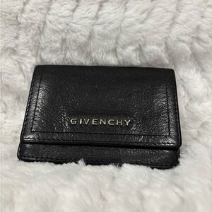 Givenchy Black Leather Card Holder